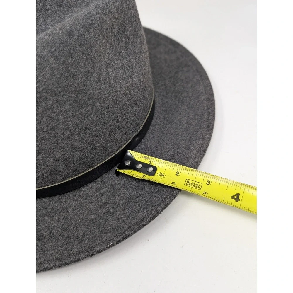 Stetson Explorer Wool Fedora Hat‎ Men's Size Large Crushable Water Repellent USA